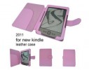 New Pink PREMIUM Leather Cover case for for Amazon Kindle 4 