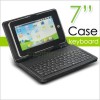 Leather Case Keyboard+Stylus For 7