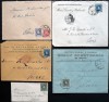 SPANIEN - ESPAÑA - SPAIN - ESPAGNE : 4 Belege aus 1901-1903 nach Paris 