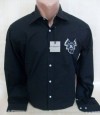 HOT! NWT, Black Long Sleeve Men's Shirt XXL 