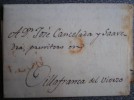 PREFILATELIA CARTA AÑO 1821  LEON A VILLAFRANCA DEL BIERZO FIRMA J.GONZALEZ LUNA 