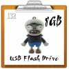 Halloween Grey Zombie Vampire Keychain 8GB USB Flash Drive Memory stick 