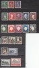 3. Reich generalgouvernement Lot of 5 sets 1940-1944 MH / MNH 