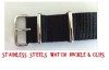 New Style Arrival Nylon Fabric Black Strap Band For Military Watch 20mm Width  