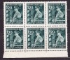 WWII 3Rd Reich BaM Hitler´s 55th birthday 6_block!  MNH 