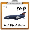 Air plane design 8GB USB Flash Drive memory stick Pen 8G 