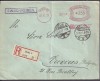 Germany old registered cover to Belgium  meter cancellation 1925 