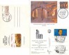 3 TARJETAS PRIMER DIA CASTILLOS 2001 JADRAQUE TERMAS ROMANAS GIJON INCA CORDOBA 