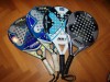 4 palas de padel NOX con algun desperfecto, ideal principiantes o para reparar. 