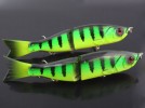 2pcs JOINTED FISHING LURES CRANKBAITS HOOK BASS 56g 