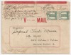 1944 FRANCE MOROCCO TO USA V-MAIL COVER, GREAT RARITY, SOLDIER IN ITALY 