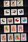 ECUADOR STAMP lot # 1193 - Butterflies - Birds - Coat of Arms - 1969 - 1971 