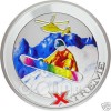 SILVER COIN HELIBOARDING EXTREME SPORTS ANDORRA 2007 