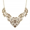 HOT New Arrived Vintage Style Lace Pattern Symmetry Metal Necklaces FREESHIP 