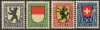 SUIZA - 1924 - PRO JUVENTUTE YVERT 214-217 / * 