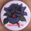 THIN LIZZY Black Rose: A Rock Legend '79 Vintage pin button Badge 