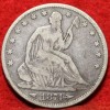 1874 Silver Seated Liberty Half Dollar FREE S/H 