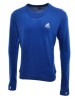 Adidas Techfit Mens Blue Running Gym Top M 085546 