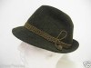 VINTAGE ANTON PICHLER AUSTRIAN BOTTLE GREEN TRILBY HAT 