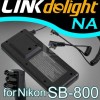 External Flash Battery Pack for NIKON SD-8A SB-800 E2C 