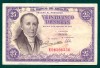 25 pesetas 19 de Febrero de 1946 Serie E. 