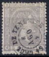 1875 EDIFIL 163 ALFONSO XII  5c. lila Mto. SANTA CRUZ TENERIFE 