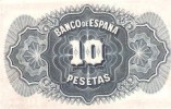 BILLETE ESPAÑOL DE 10 PTS, DE 1.935 