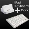 New Mobile Aluminum Case with Bluetooth Keyboard For Apple ipad2 iPad 2 White 