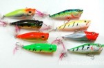 Wholesale 4pc 65mm Feather Baits Fishing Lures D96 