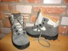 Bota trekking DOLOMITE,gris+beige,piel+tejido,Goretex. Talla39. SEMINUEVAS. 