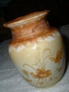 LOVELY ART NOUVEAU POTTERY HAND PAINTED VASE  