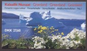 Greenland 1989 Booklet #1 Complete MNH, Queen, Panes Scott #91a, #130a, Facit H1 