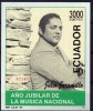 Ecuador MNH 1996 SS, J. Jamarillo, Year of National Music   