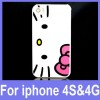 Hello Kitty Cute Hard Back Case Cover Skin for Apple iPhone 4 4G 4S Fashionable 