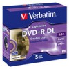 01  DVD + R  DOBLE CAPA  8X  VERBATIM  LIGHTSCRIBE,.......  PAYPAL 