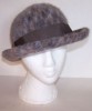 LOVELY LADIES VINTAGE KANGOL HAT ~ MULTI BROWN FLECK ~ 