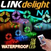 3528 RGB 5M Waterproof 300 LED Flexible Led Light Strip + Remote For Xmas Party 