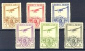 SPAIN #C12-17 Mint - 1930 Railway Congress Airmail Set 