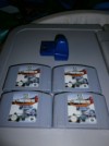 NINTENDO 64 RUMBLE PACK AND 4X F1 WORLD GRAND PRIX GAMES 