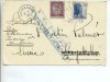 Spain air mail censor post card to Sweden 1938 