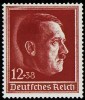 3th Reich Hitlers 49th Birthday 1938 SC# B 118 , MLH 