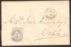 55)  SPAIN  1870   COVER   CASCANTE NAVARRA   see cancellation !!!!! 