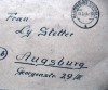 Amazing Feldpost letter tank hunter barracks Wolfsschanze - US gun battle 1944 