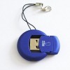 Mini USB 2.0 TF T-Flash Micro SD Memory Card Reader new 