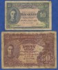 Malaya- 10 and 50 Cents- 1.7.1941 