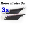 3 pair Rotor Blades set for 260A Nine Eagles Helikopter Free Shipping 