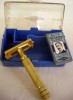 Gillette Safety Razor circa 1940's with blades 