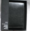 BNIB marks and spencer LUXURY BLACK leather wallet M&S 