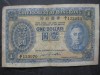 Hong Kong $1 banknote 1936, A/1 123970. 