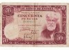 BILLETE DE 50PESETAS EMISIÓN : 31 DE DICIEMBRE DE 1951